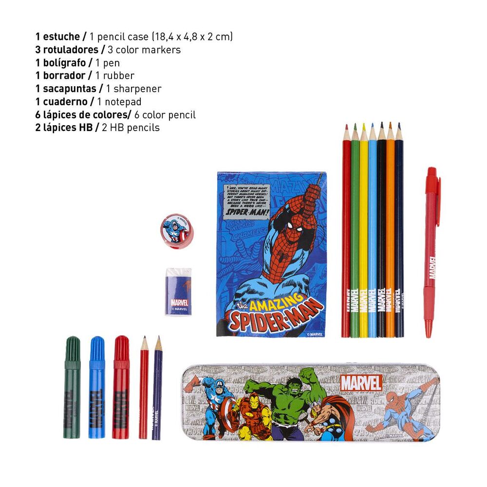 Marvel Colouring stationery set - Image 2
