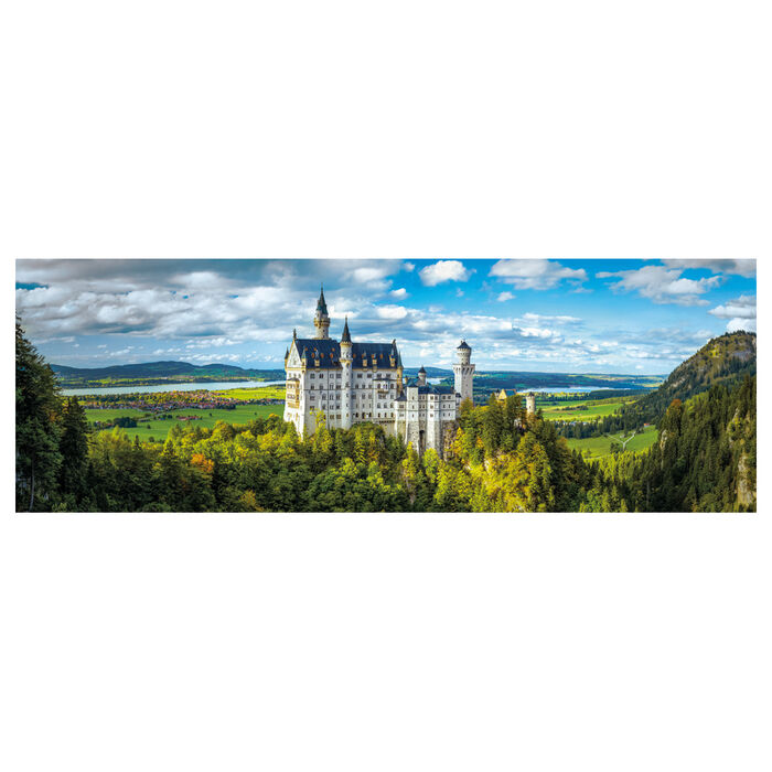 The Neuschwanstein Castle Panorama puzzle 1000pcs - Image 2