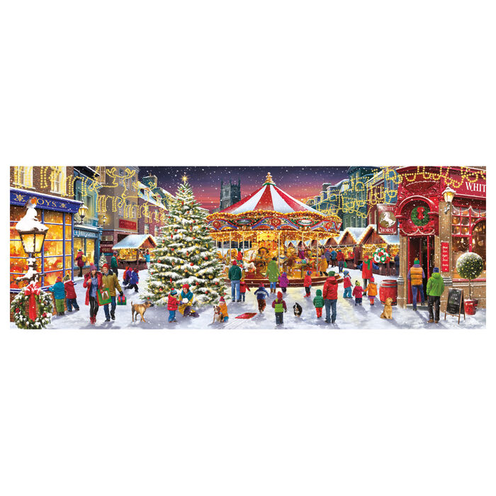 Christmas Village Panorama puzzle 1000pcs - Image 2