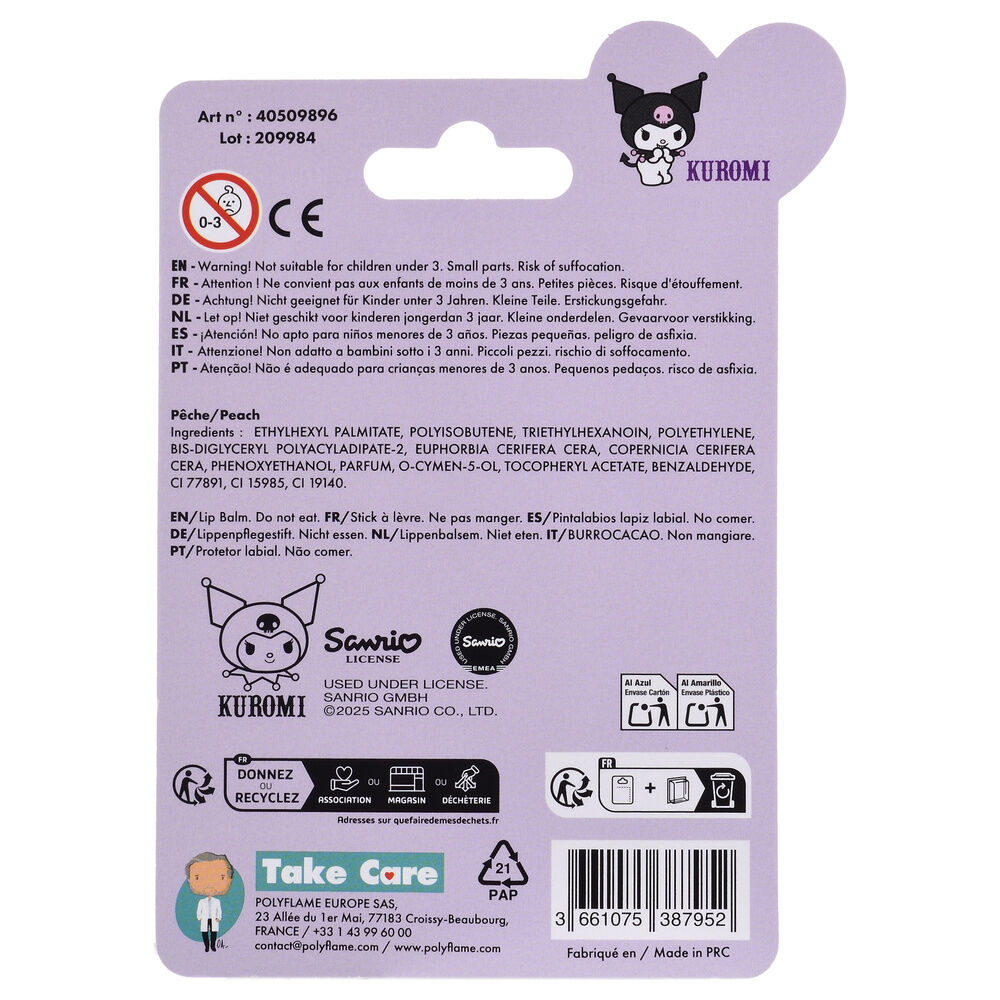 Hello Kitty Kuromi Protective lip balm - Image 4