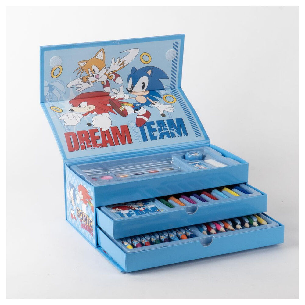 Sonic the Hedgehog Colouring stationery case - Image 4