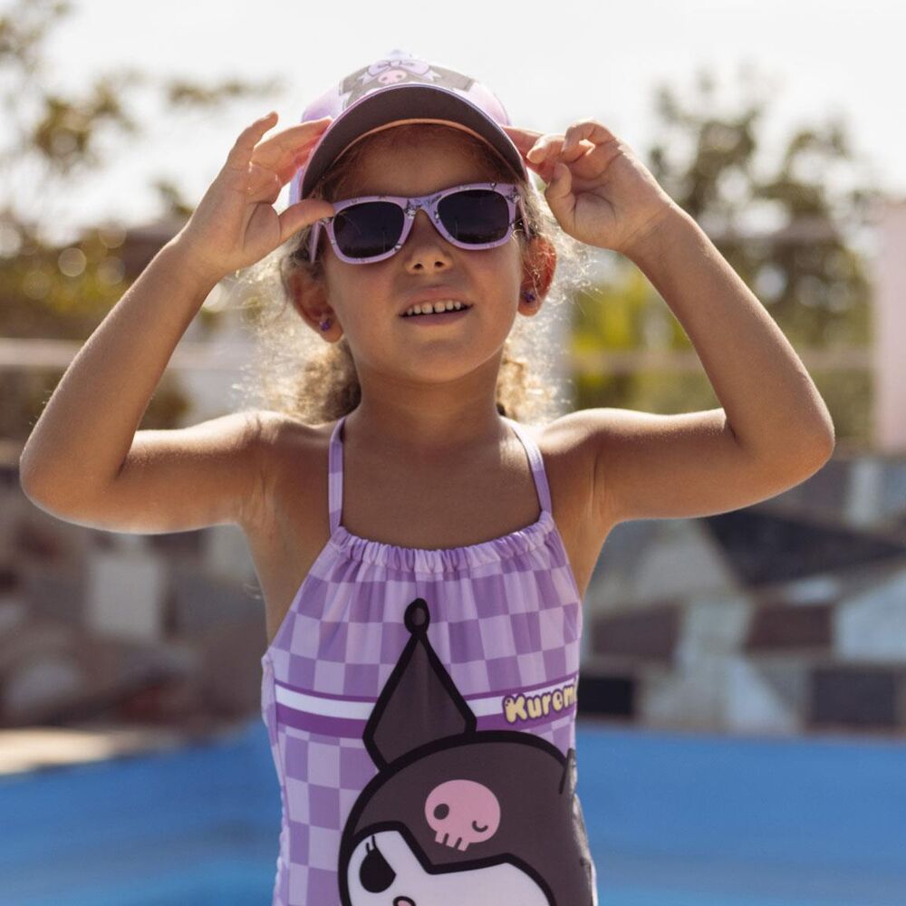 Hello Kitty Kuromi set cap + sunglasses