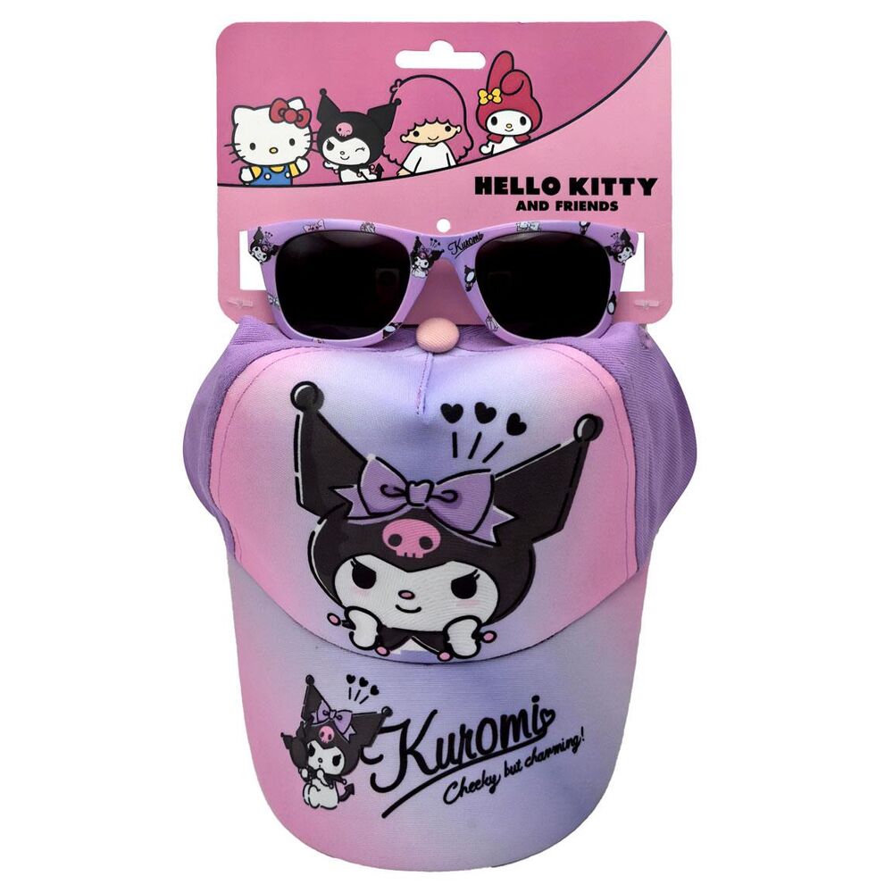 Hello Kitty Kuromi set cap + sunglasses - Image 3