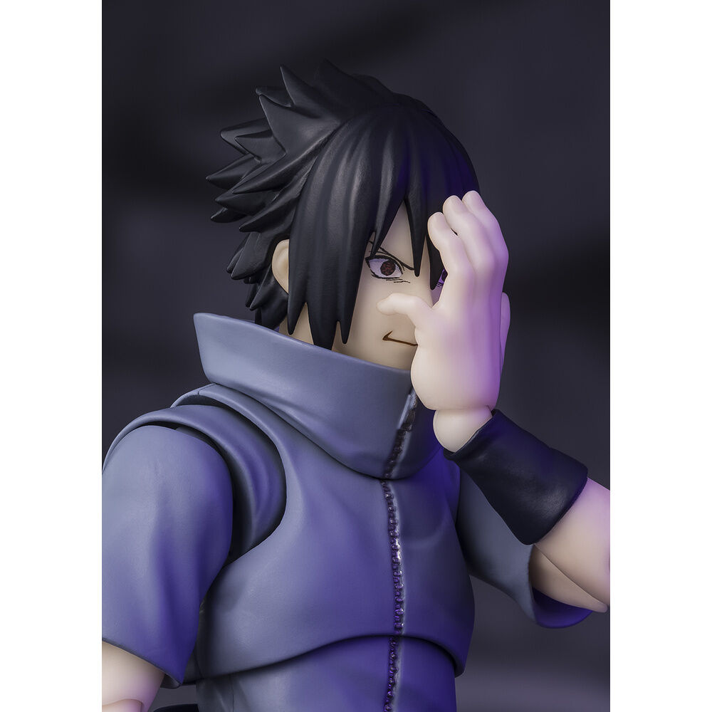 Naruto Shippuden Sasuke Uchiha Solitary Shinobi S.H.Figuarts figure 14,5cm - Image 4