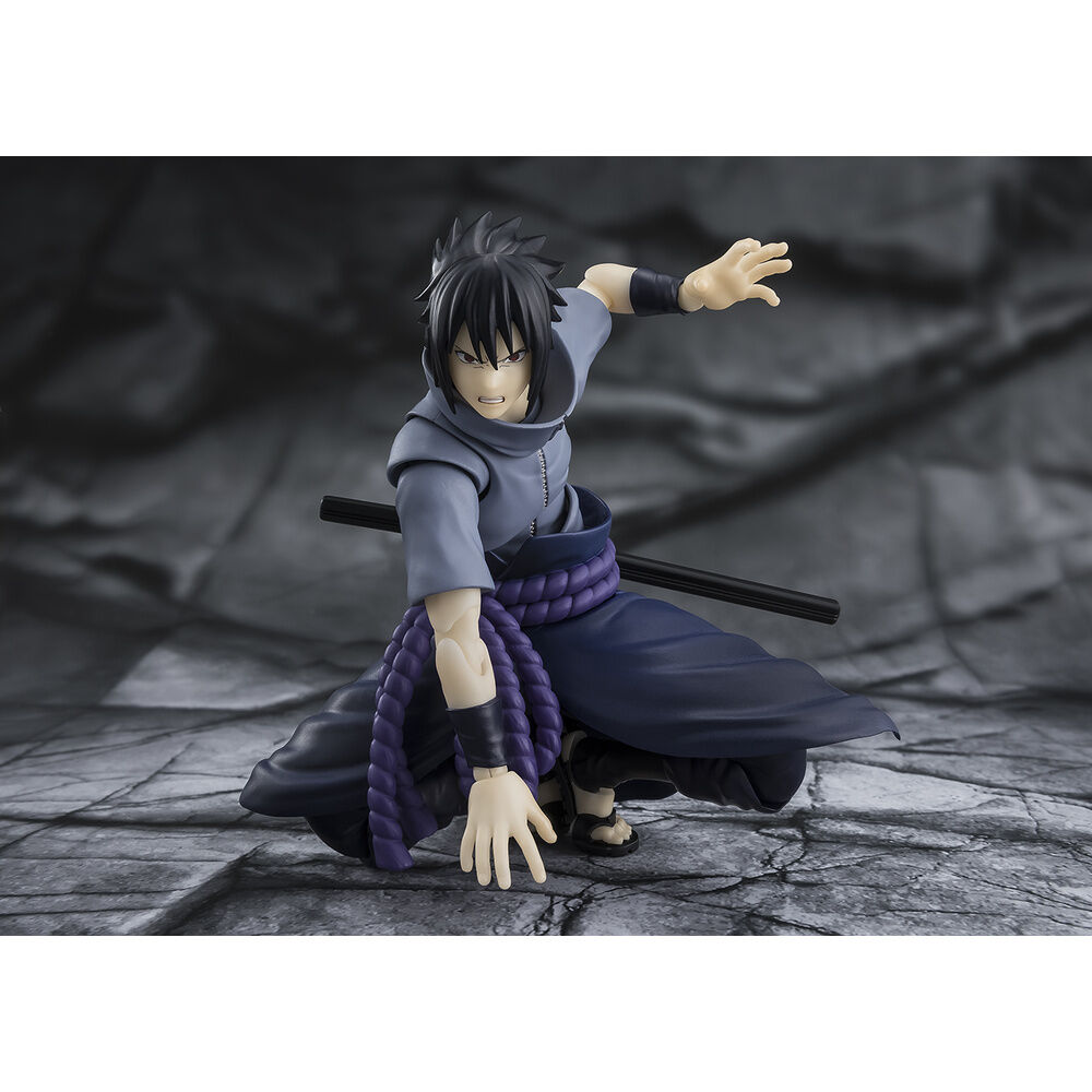 Naruto Shippuden Sasuke Uchiha Solitary Shinobi S.H.Figuarts figure 14,5cm - Image 7