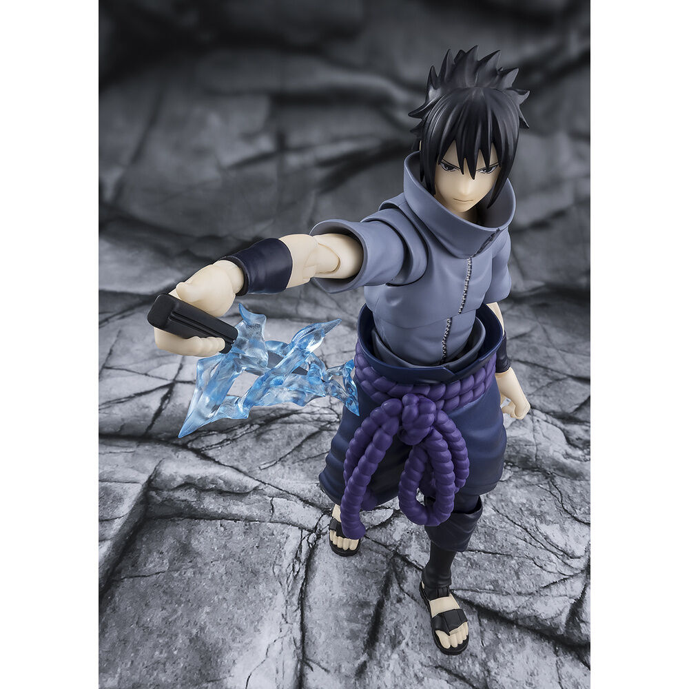 Naruto Shippuden Sasuke Uchiha Solitary Shinobi S.H.Figuarts figure 14,5cm - Image 9