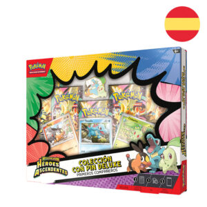 Spanish Pokemon Ascenden Heroes Pin Deluxe Blister game cards