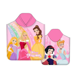 Disney Princesas microfibre poncho towel