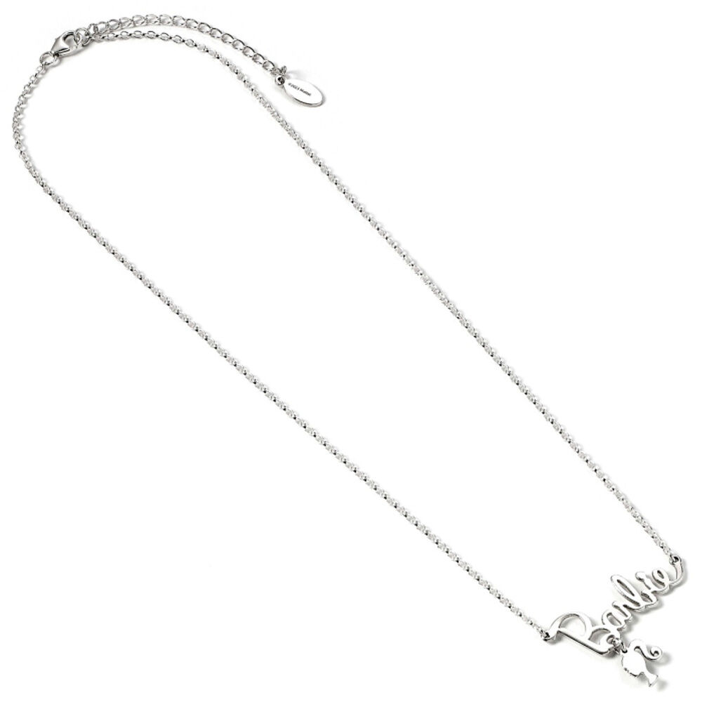 Barbie Name Logo Silhouette sterling silver necklace - Image 4