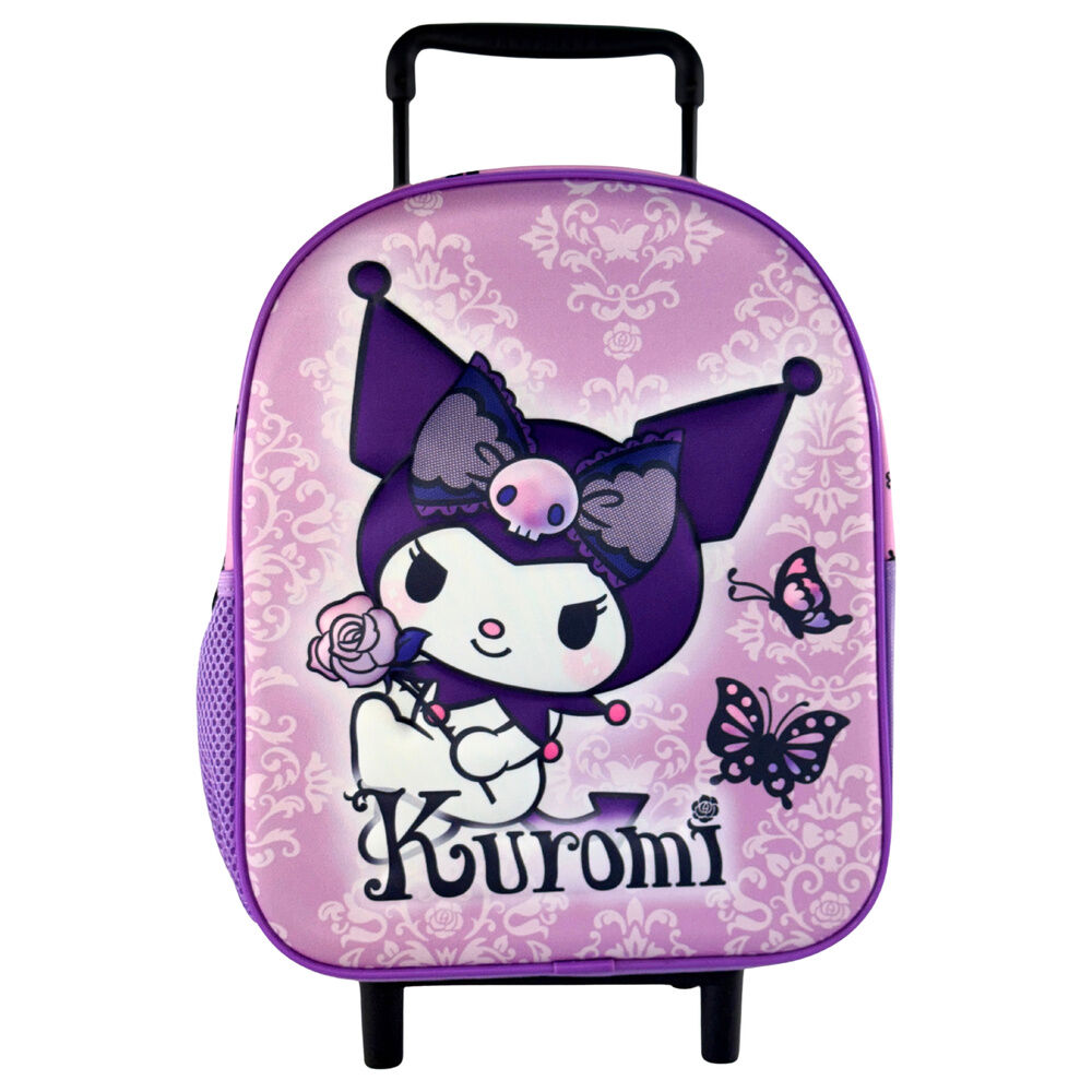 Hello Kitty Kuromi Purple 3D trolley 32cm - Image 2