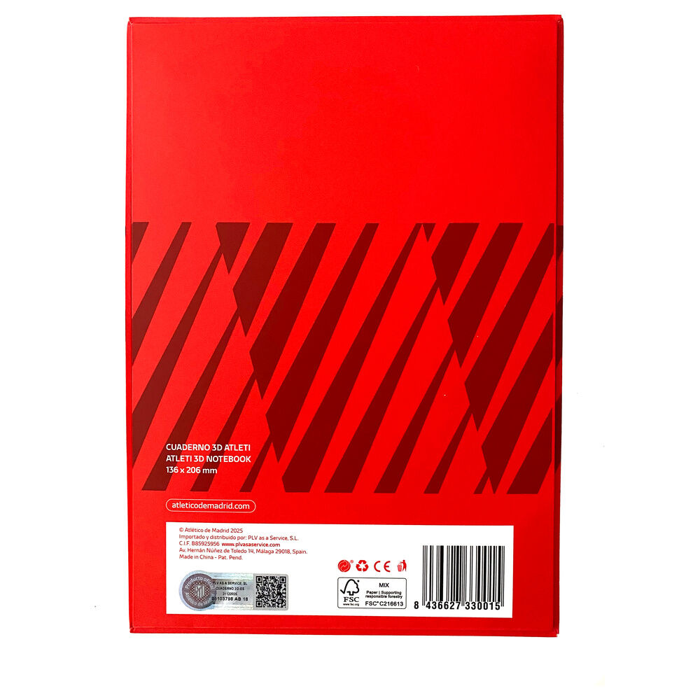 Atletico de Madrid A6 notebook - Image 6