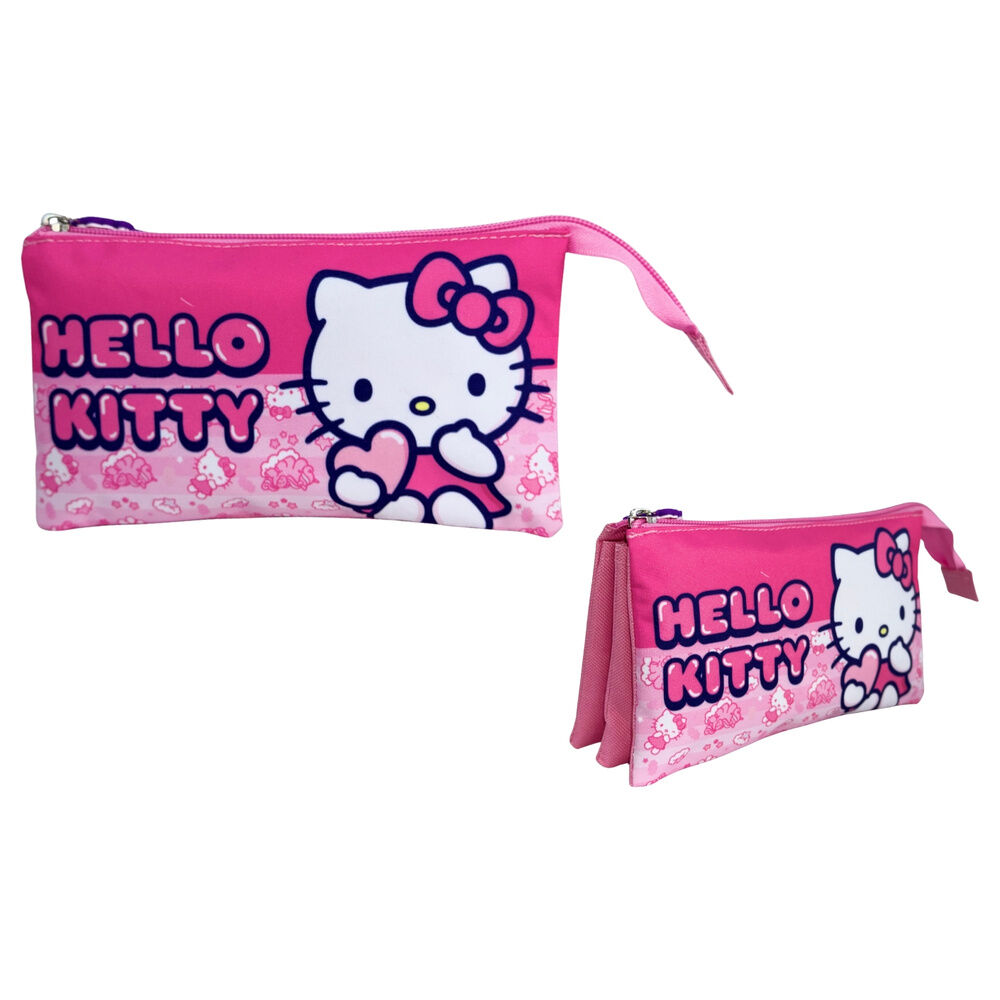 Hello Kitty triple pencil case - Image 2