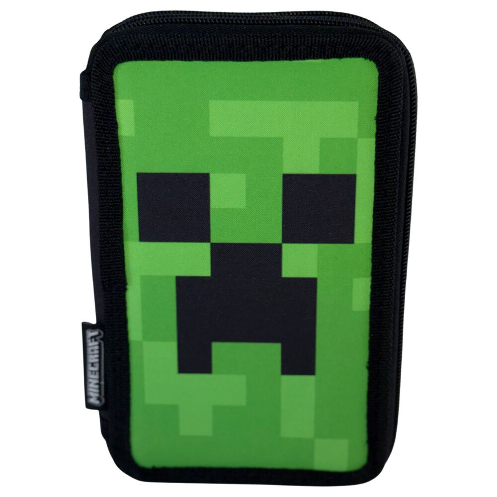 Minecraft Face triple pencil case - Image 2