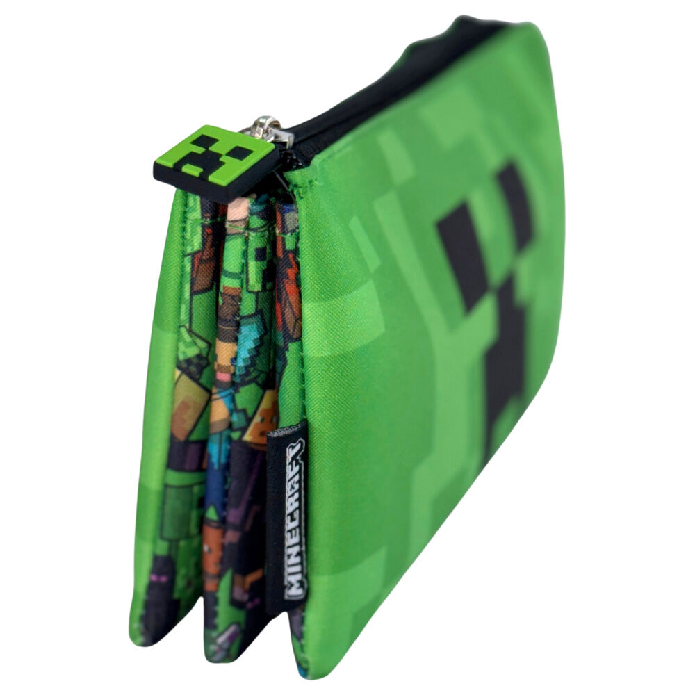 Minecraft Face triple pencil case - Image 2