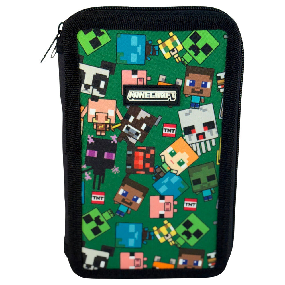 Minecraft Characters triple pencil case - Image 2