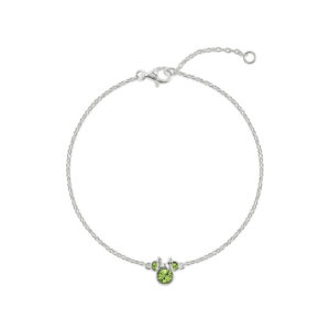 Disney Minnie August sterling silver bracelet