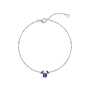Disney Minnie September sterling silver bracelet