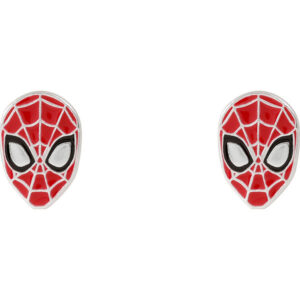 Marvel Spiderman sterling silver earrings