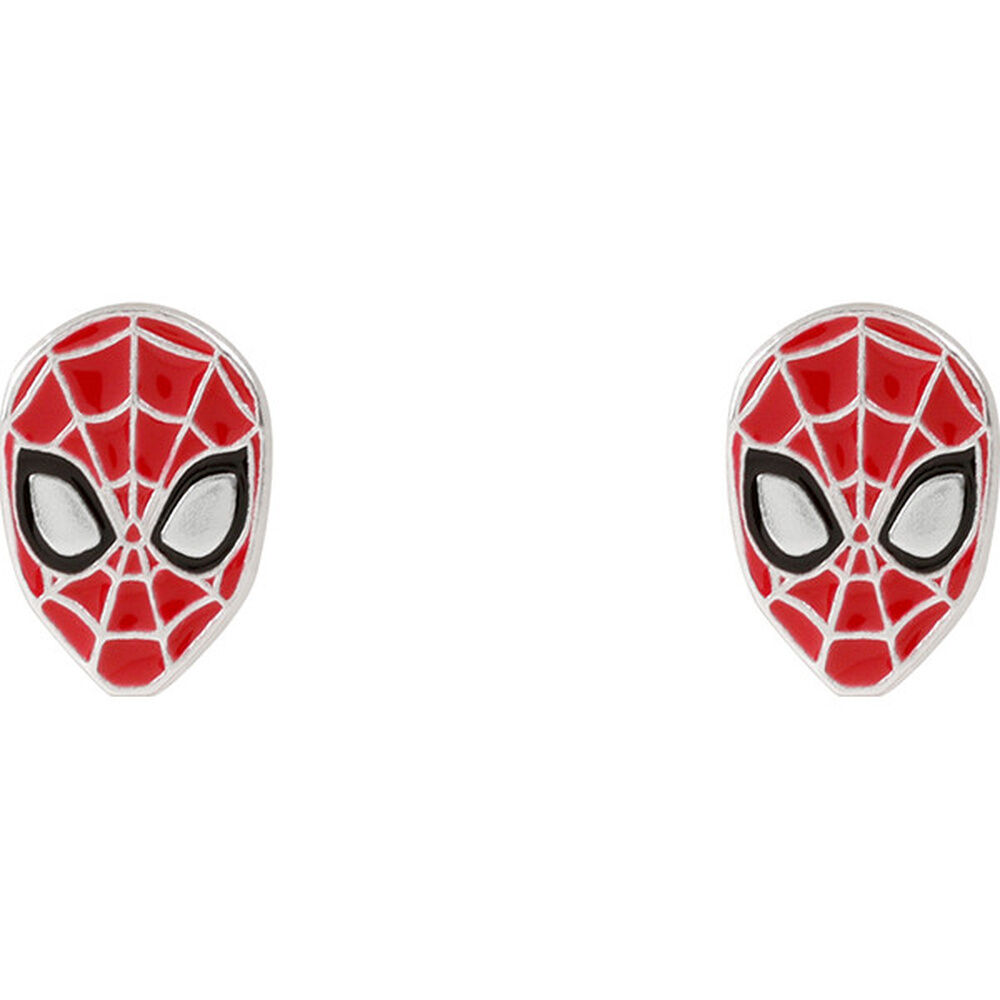 Marvel Spiderman sterling silver earrings