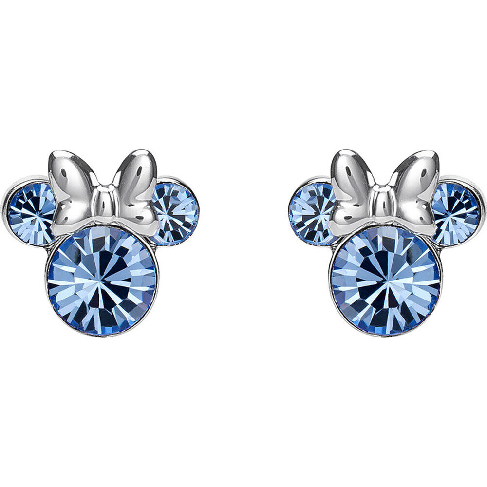 Disney Minnie December sterling silver earrings