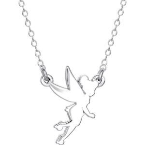 Disney Tinkerbell sterling silver necklace