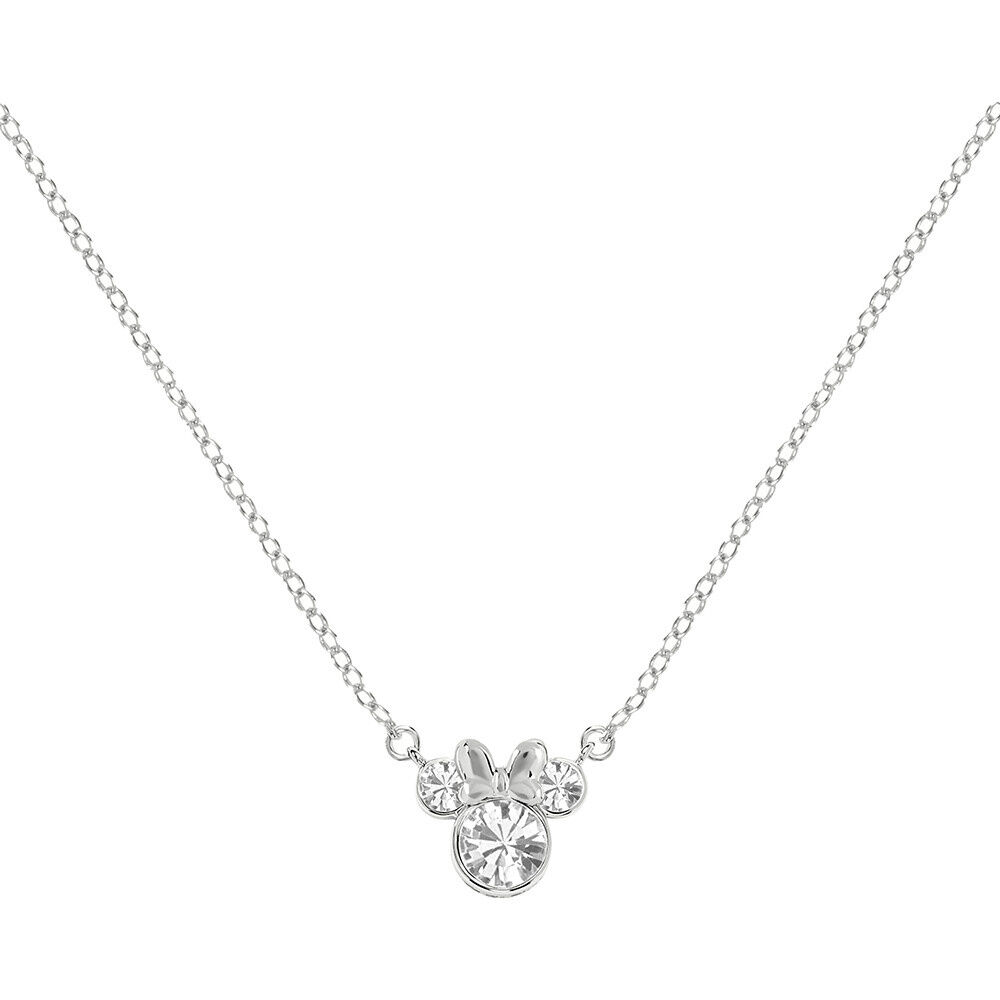 Disney Minnie April sterling silver necklace