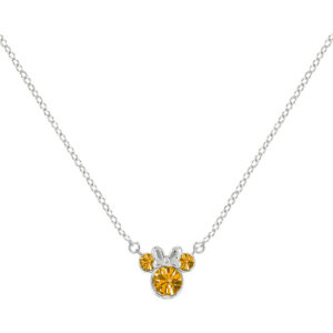 Disney Minnie November sterling silver necklace