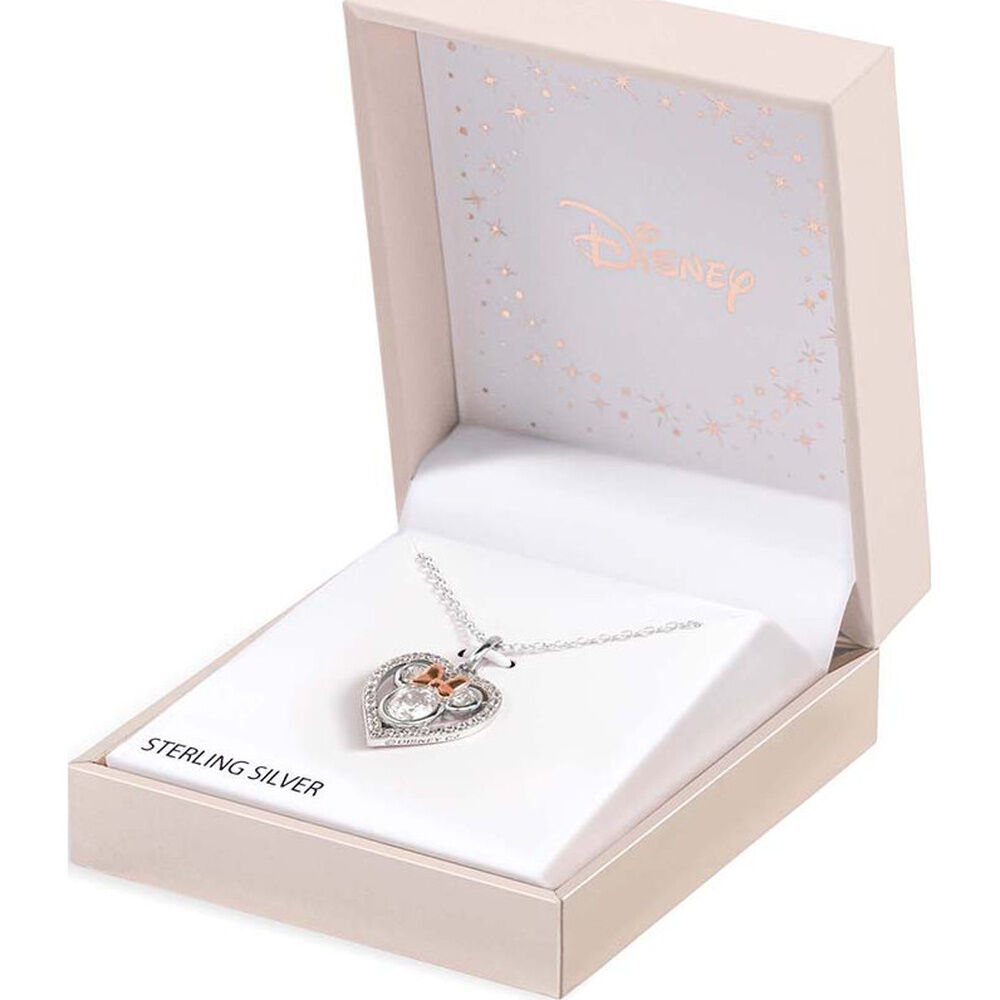 Disney Minnie Heart sterling silver necklace - Image 2