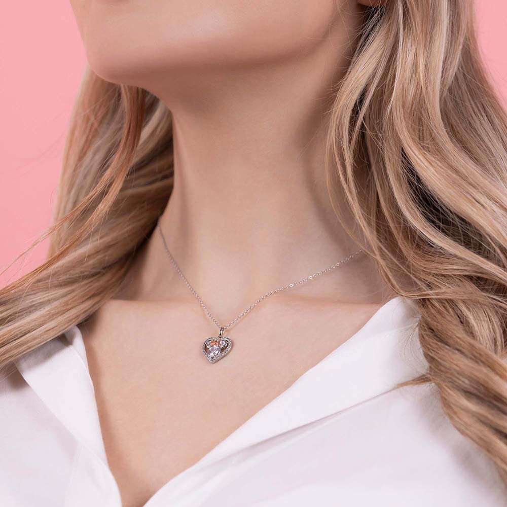 Disney Minnie Heart sterling silver necklace - Image 3