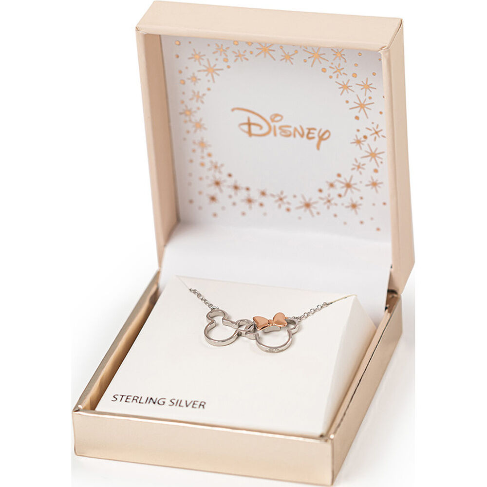 Disney Mickey & Minnie sterling silver necklace - Image 3