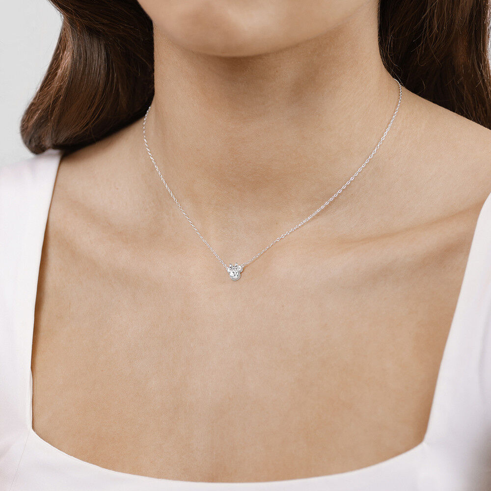 Disney Minnie April sterling silver necklace - Image 3
