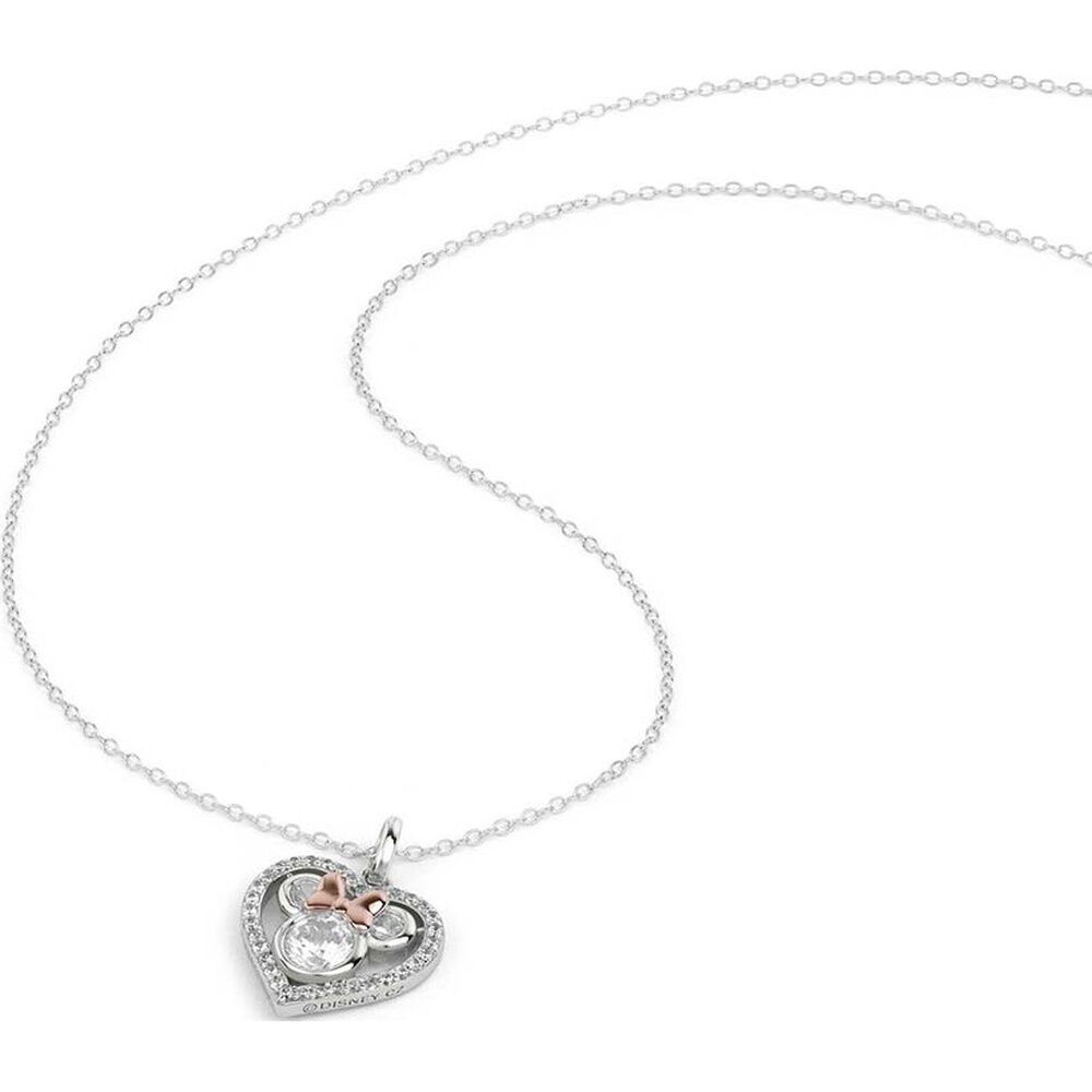 Disney Minnie Heart sterling silver necklace - Image 4