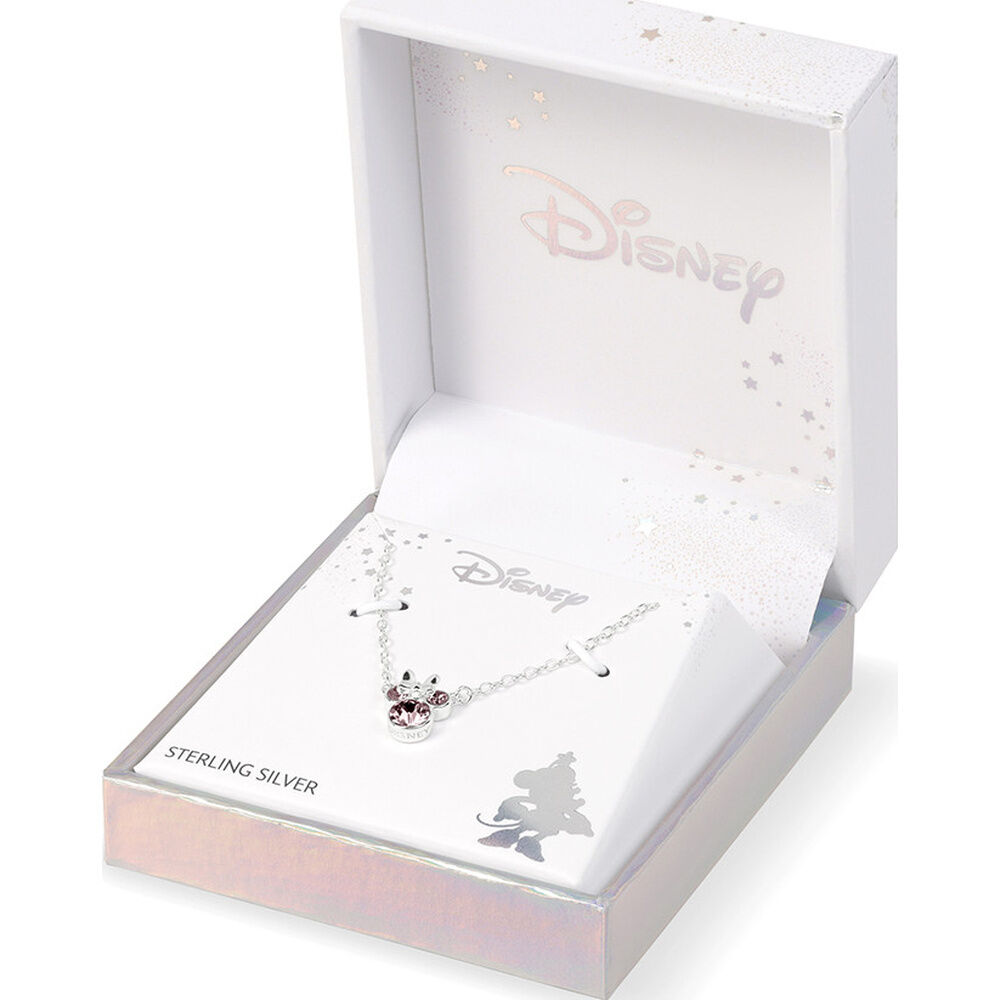 Disney Minnie February sterling silver necklace - Image 4