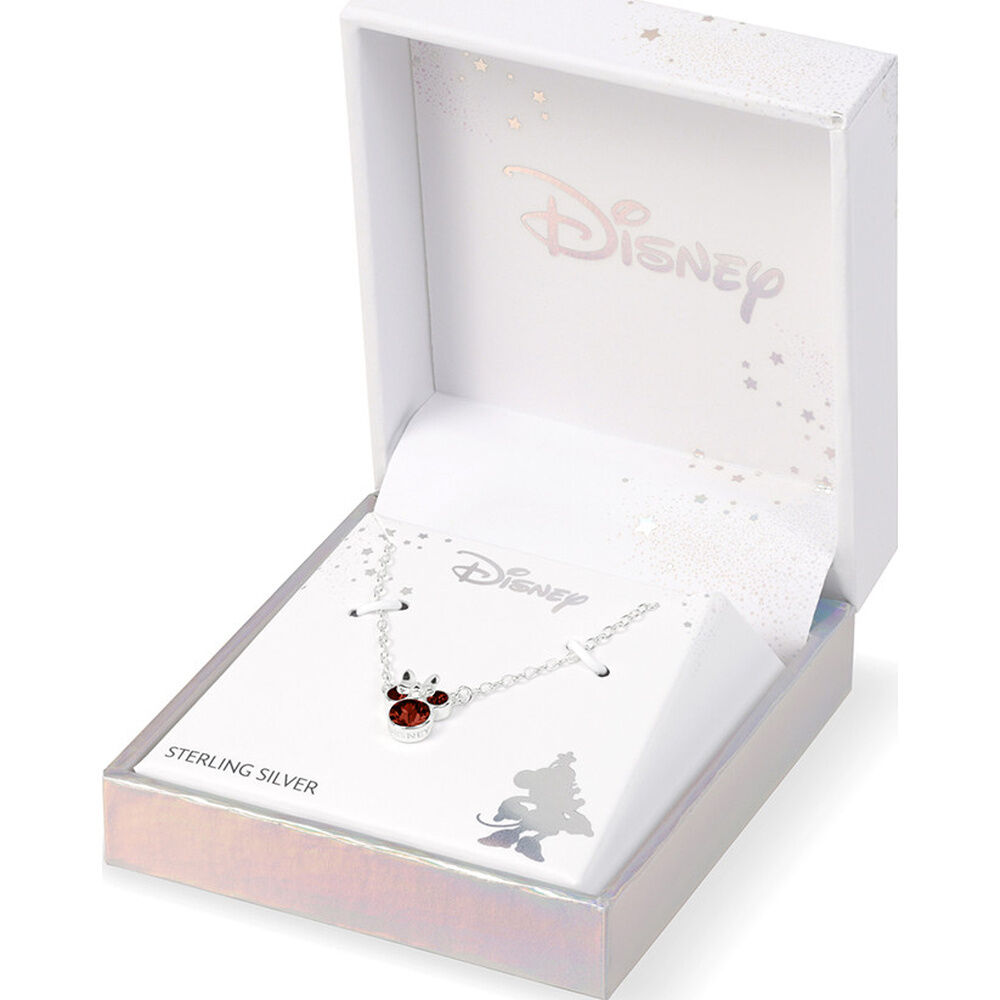 Disney Minnie January sterling silver necklace - Image 4