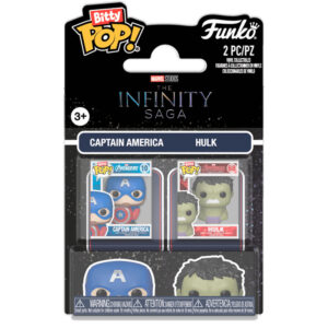 Bitty POP pack 2 figures Marvel Infinity Saga Captain America & Hulk