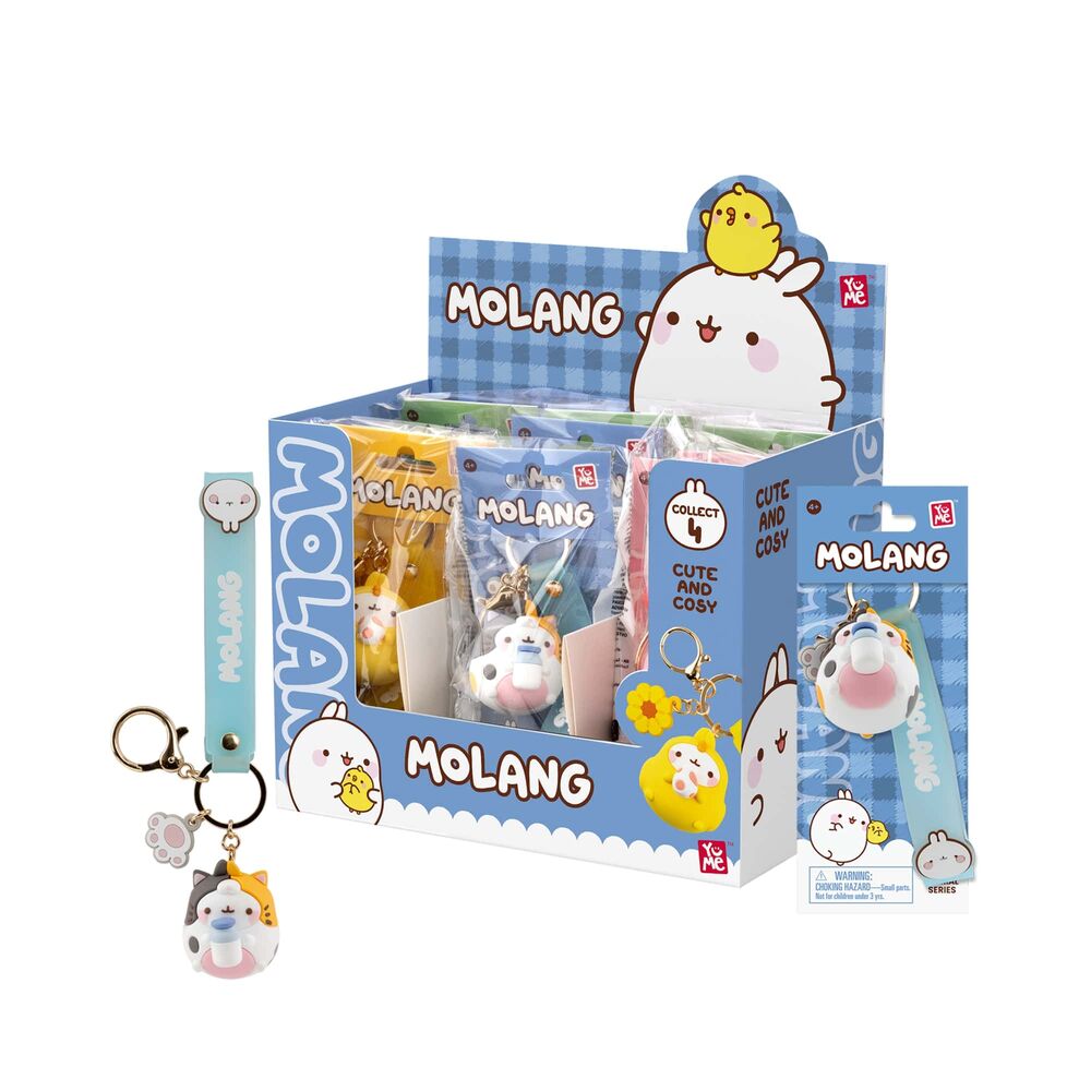Molang Animal Costume assorted keychain figure 5cm
