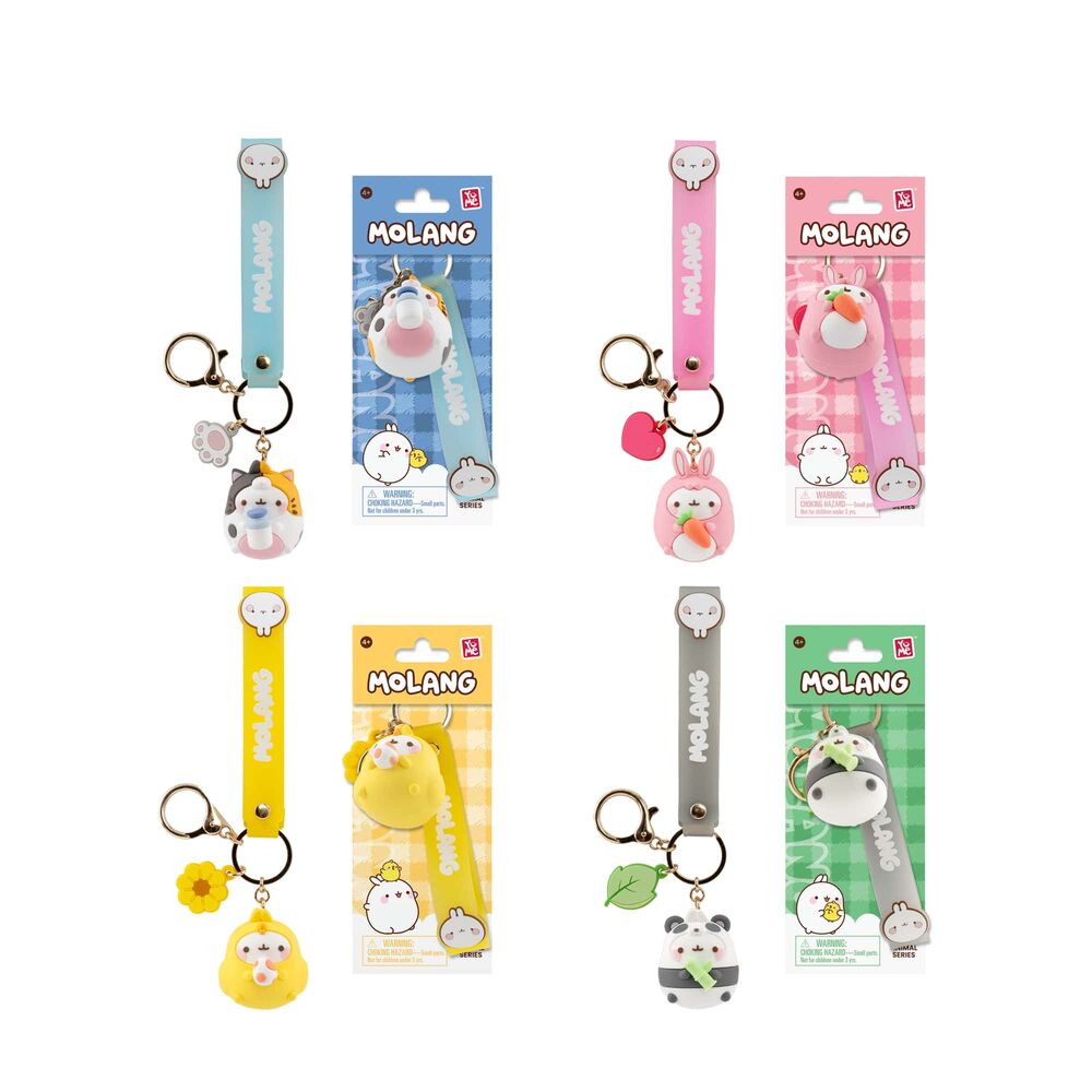 Molang Animal Costume assorted keychain figure 5cm - Image 2