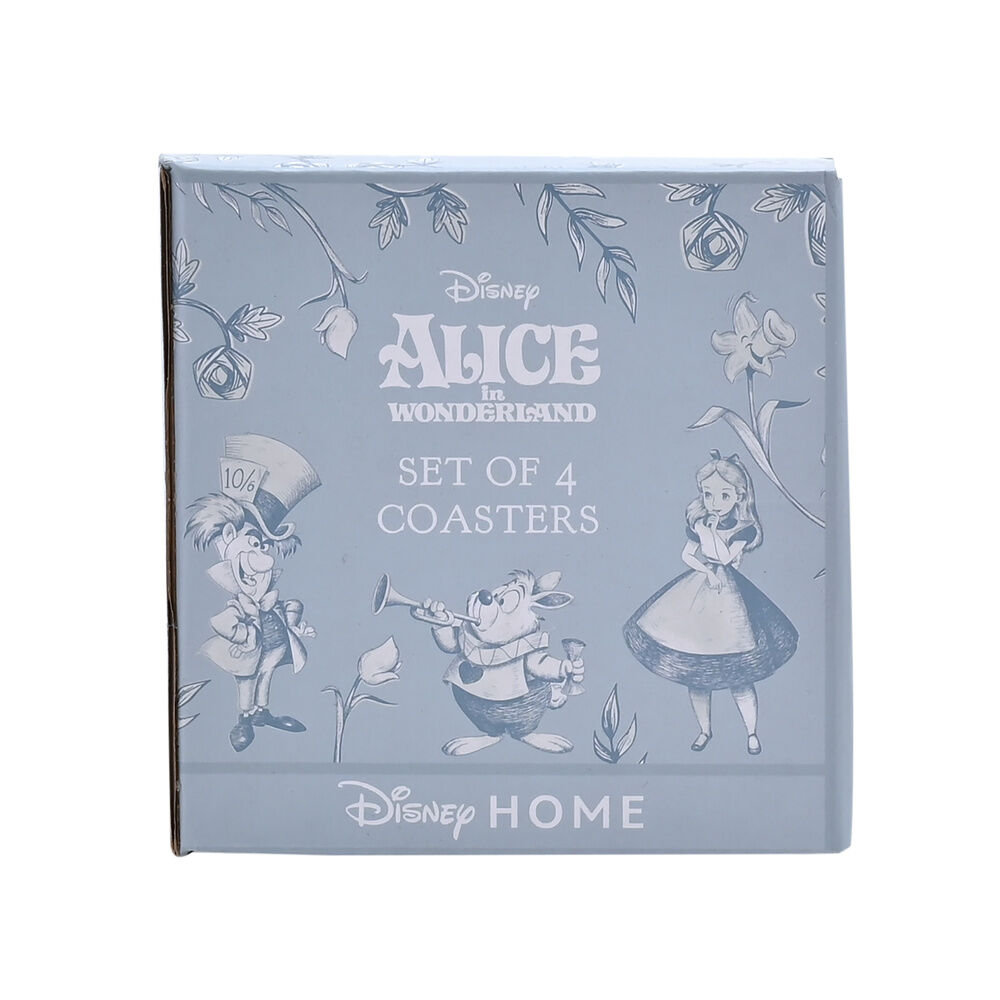 Disney Alice in Wonderland set of 4 coasters - Image 6