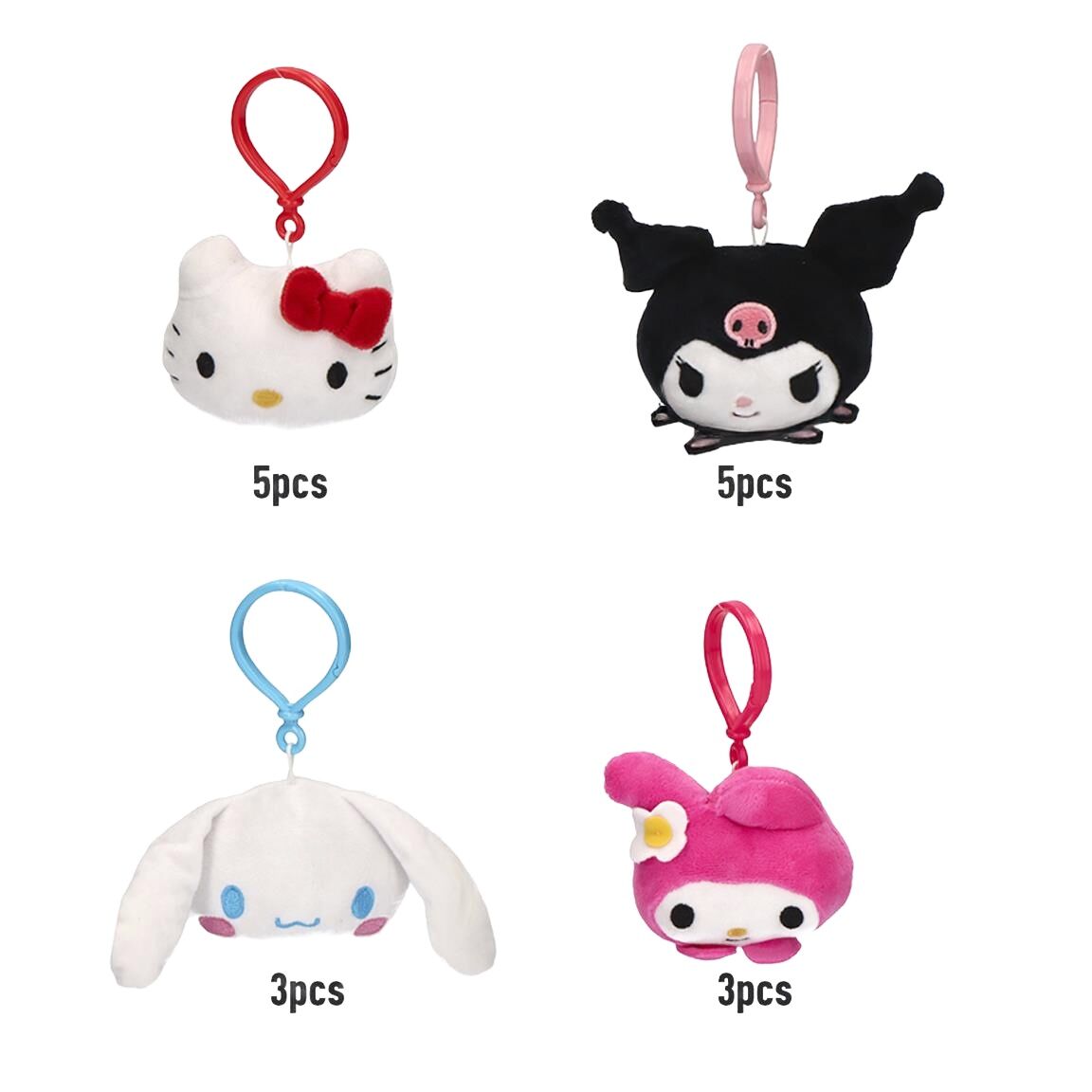 Hello Kitty and Friends plush keychain - Image 2