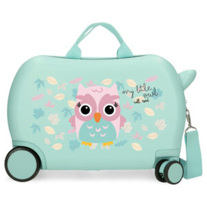 Roll Road Owl Happy Pets ABS trolley suitcase 45cm