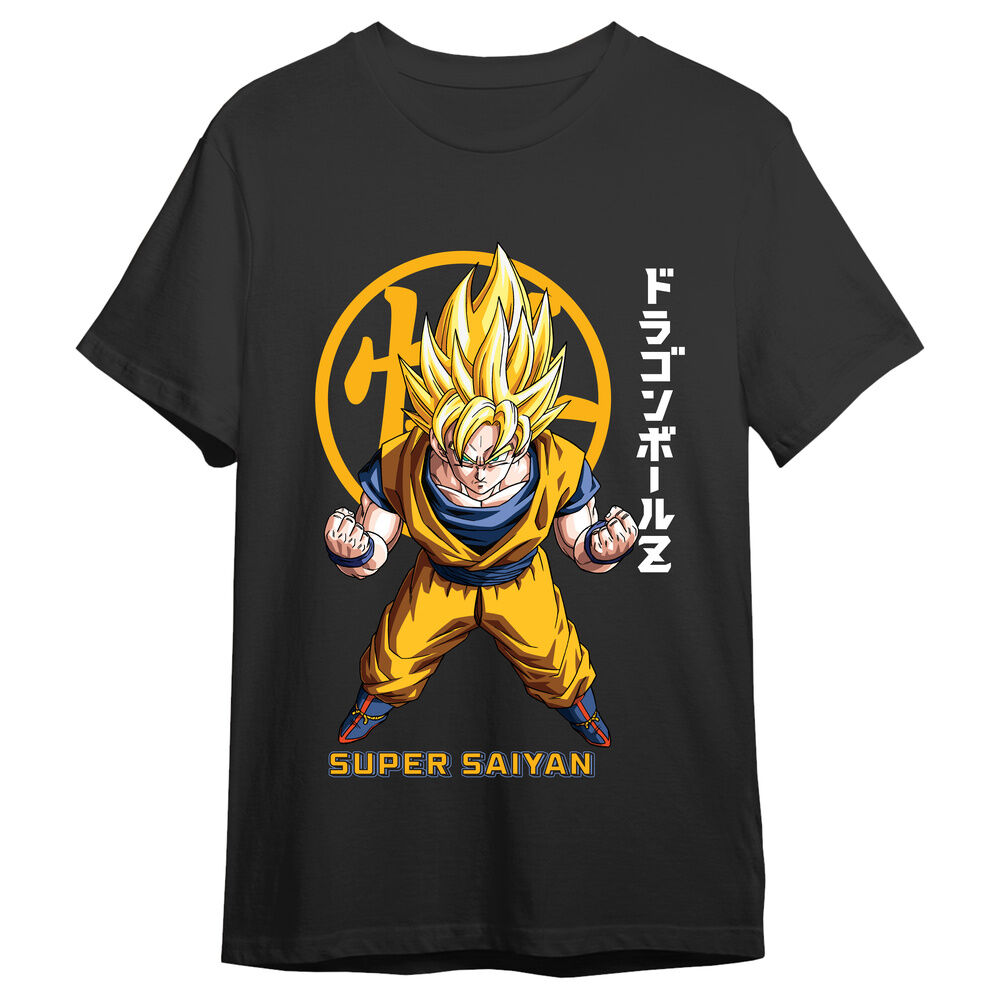 Dragon Ball Z Goku Super Saiyan Kanji adult t-shirt - Image 2