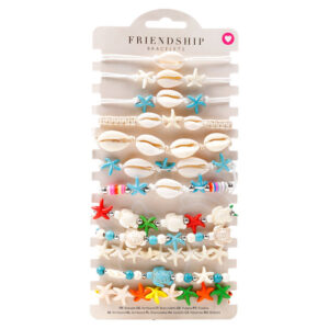Boho Shells and Starfish assorted bracelet