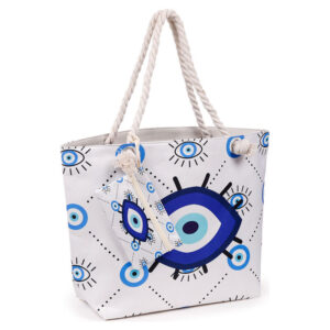Turkish eye beach bag