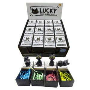 Lucky the Black Cat assorted amulet