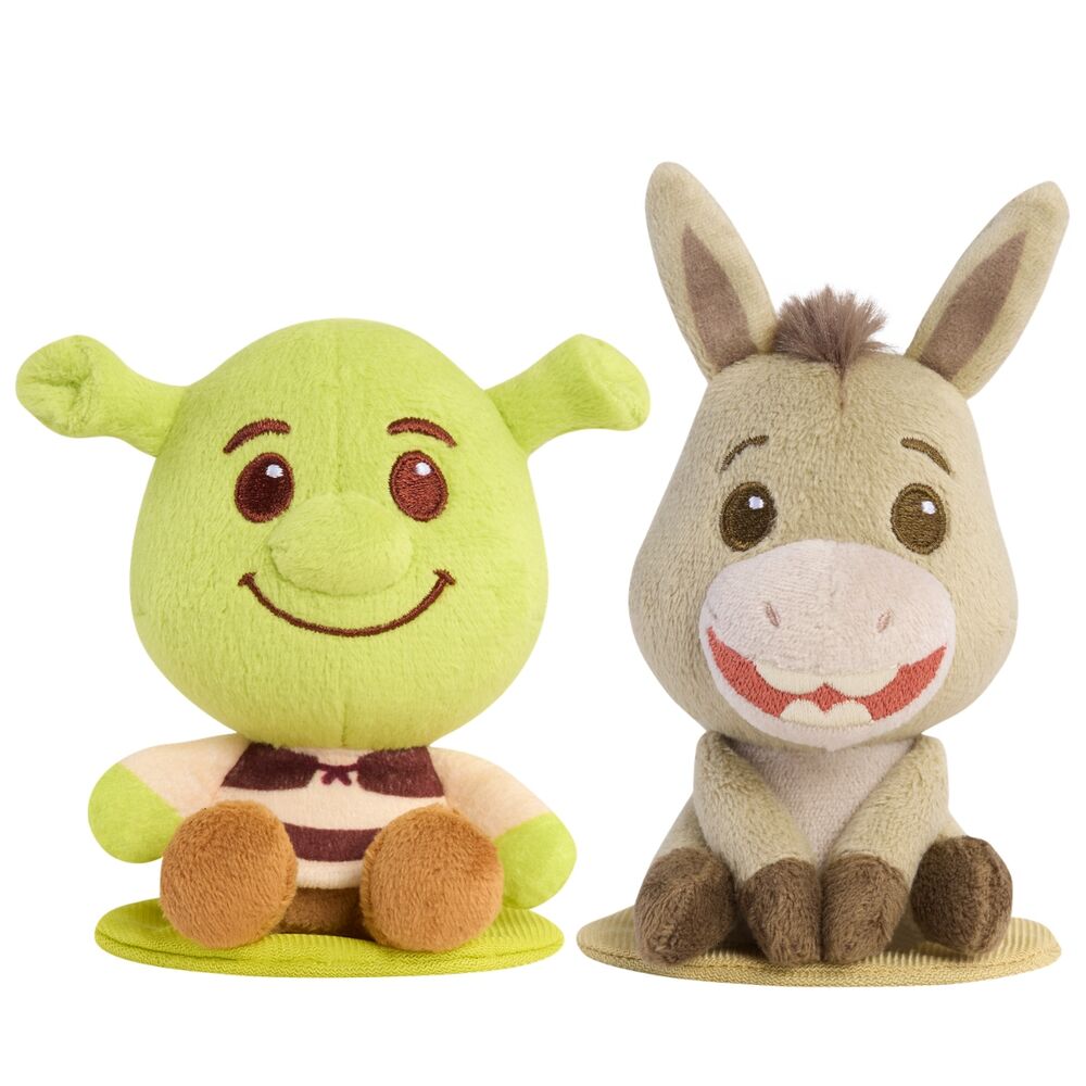 Shrek - Shrek and Donkey assorted plush toy shoulder 9cm