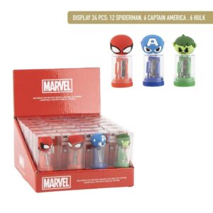 Marvel Avengers assorted pencil sharpener with container