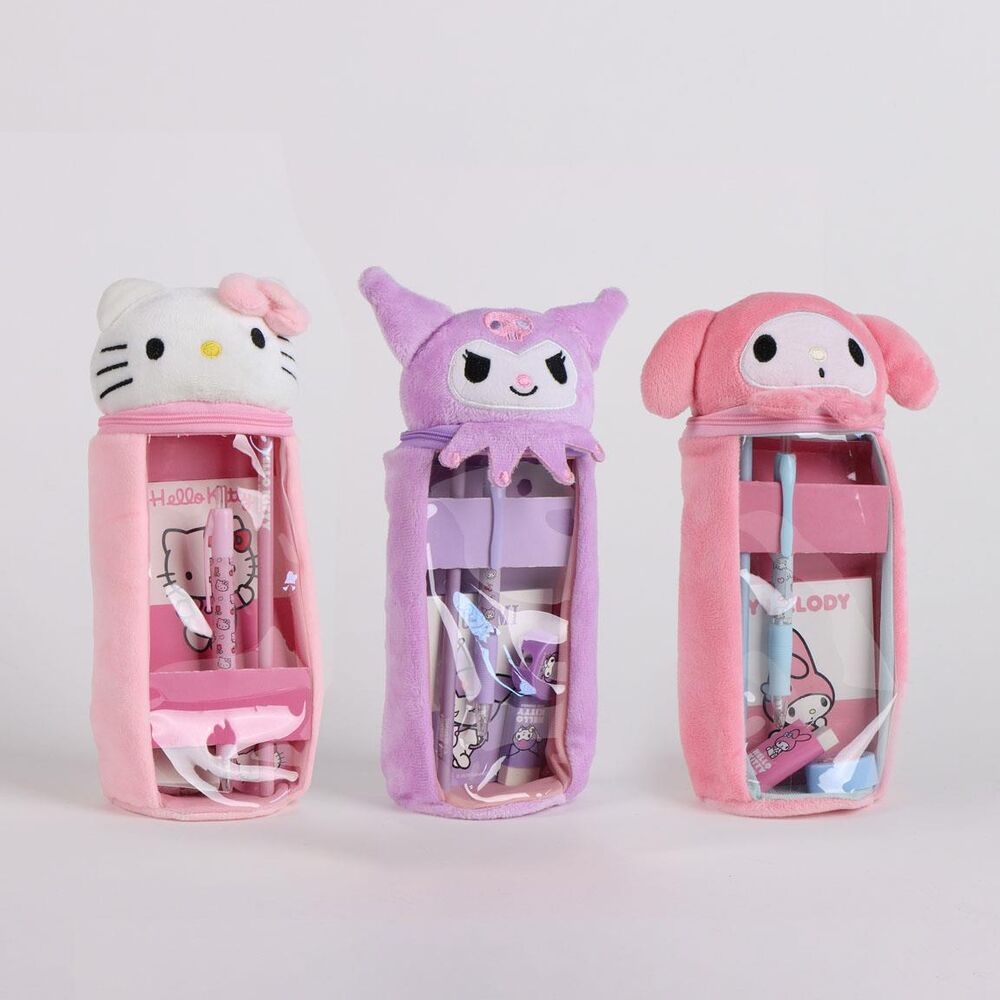 Disney Hello Kitty assorted plush pencil case - Image 2