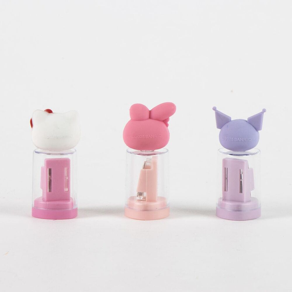 Hello Kitty and Friends assorted pencil sharpener with container - Image 2