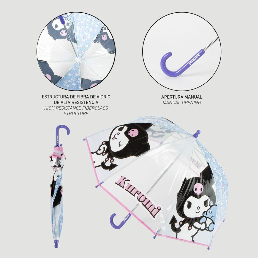 Hello Kitty Kuromi POE manual umbrella - Image 5
