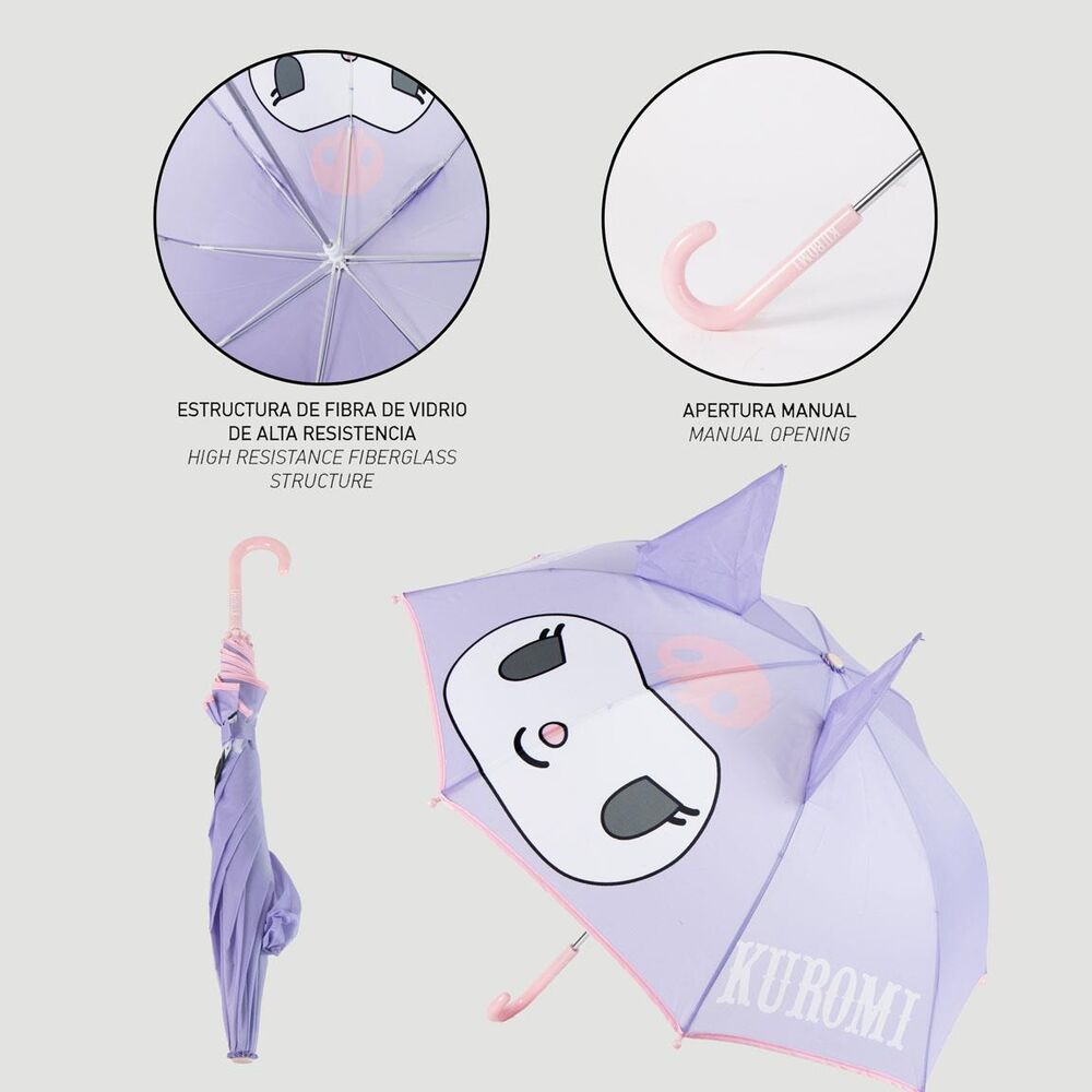 Hello Kitty Kuromi manual umbrella - Image 5
